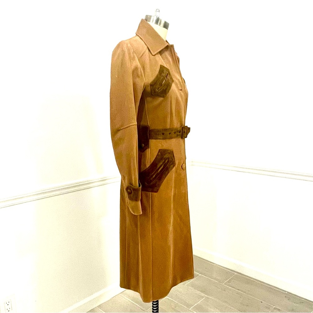 Corduroy and suedeTrench coat Designer Martin Grant from Barney in NYC - Picture 3 of 4